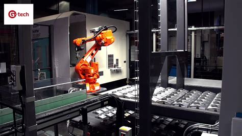 robotic cnc machine tending|machine tending robot cell.